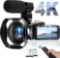 Kansing 4K Camcorder 48MP Video Camera WiFi 2.4G Remote Control Video Camera 18X - $134.00 MSRP