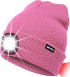 Atnke 8LED Knitted Light Cap, USB Rechargeable Headlight Cap and Waterproof Ultra-Bright $16.00 MSRP
