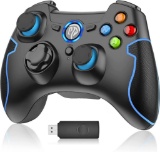 EasySMX 2.4G Wireless Controller for PS3, PC Gamepads with Vibration Fire Button - $32.47 MSRP