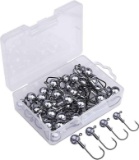 Goture Fishing Hooks Saltwater Fishing Tackle Kit with Box for Tackle Fish Jig Heads - $19 MSRP