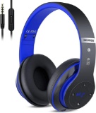 Wireless Headphones, Over Ear Bluetooth Wireless Headphones, HiFi Stereo Foldable - $18 MSRP