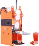 YJINGRUI FD-042 Cup Sealing Machine Commercial Manual Bubble Tea Cup Sealer - $171.37 MSRP