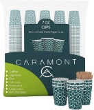 Caramont, 400 Unit 7-Ounce Cardboard Cups with Wooden Stirrers, 1 Pack - $28.90 MSRP