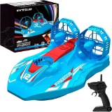 EXTSUD 2.4GHz Remote Control Hovercraft Model Toy, Four-way Amphibious Hovercraft - $30,00 MSRP
