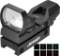 Aomekie Red Green Dot Gun Sight Scope with 4 Reticles - $29.99 MSRP