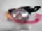 Pink swimming googles with snorkel & Other general merchandise $21.22