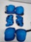 6 Pcs Kids Protective Gear Set (Knee Pads, Elbow Pads, Wrist Guards), Blue - $12.99