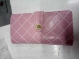 Leather Wallet Genuine Leather Women's Wallet Lon LargeCapacityClutchZipperCoinPurse,Pink $26.99