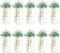 Inweder White Wedding Flower Stand 10 Rectangular Vases (X001JL530J) - $183.3