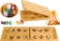 TOWO Mancala - Kalaha Board Game with Natural Stone Folding Wooden Board- $19.99