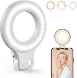 Clip on Ring Light LED Selfie Ring Light for Phone, Laptop, Tablet $17.18