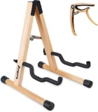 Anpro Wooden Guitar Stand, Folding A Frame Universal with Foam Pad - $20.99