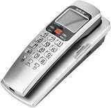 MSQ Model 1005 Wall-Mount Corded Telephone Handset Dial Pad, Silver $28.07