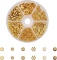 PH PandaHall 1 Box 300 PCS 6 Style Golden Brass Bead Spacers and more - $19.98