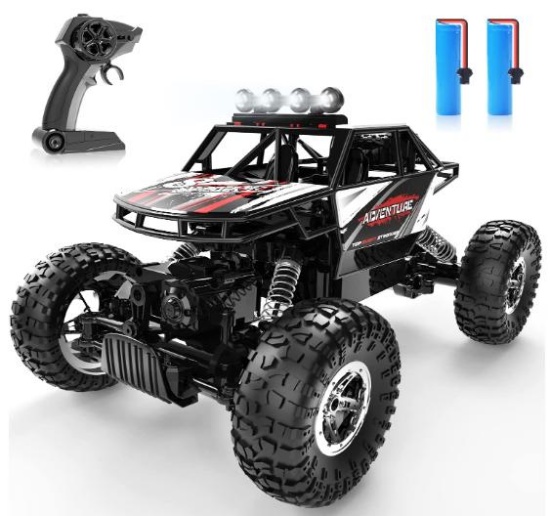 DEERC DE45 RC Cars - 1:14 Off-Road Monster Truck Remote Control Car, 4WD Metal Shell $30.62