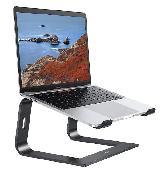 Omoton L2 Aluminum Laptop Stand on Desk $20.43