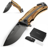 Bergkvist... folding knife, K29 titanium, 3-in-1 pocket knife...- $43.97