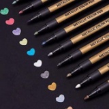 Anyuke Metallic Marker Pen Set, 10 x Colours (2Pcs.) $19.98