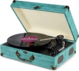 Vinyl Record Player Bluetooth with Built-in Speakers $49.99