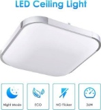 Modern Dimmable LED Ceiling Light Square Aluminum Flush Mount $57.99