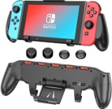 OVIO Switch Pro Grip with Upgraded Adjustable Stand for Nintendo Switch $17.38