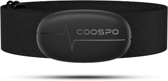 COOSPO Heart Rate Monitor Chest Strap, H6 HRM Bluetooth ANT+ HR Sensor - $25.99