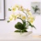 ENCOFT Artificial Plant Orchids Artificial Flowers in Eva Home Decoration (37cm, Green) $50.99