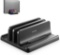 VAYDEER Plastic Dual-Slot Adjustable Vertical Laptop Stand 3in1 Design Space-Saving,Black $15.99