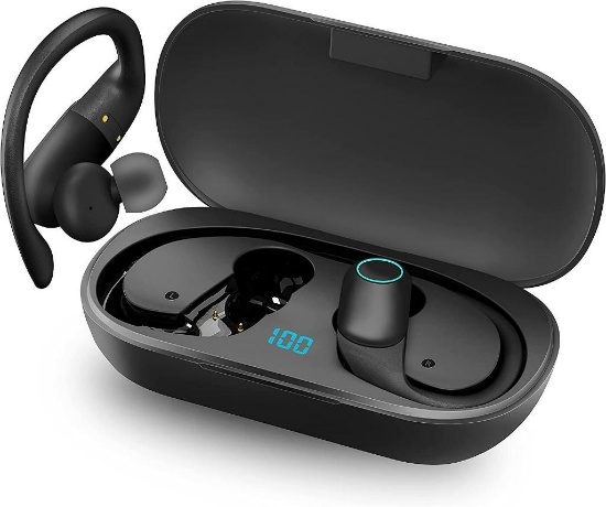 Bakibo Wireless Earbuds Bluetooth 5.1 Headphones Sports Earphones In-Ear - $24