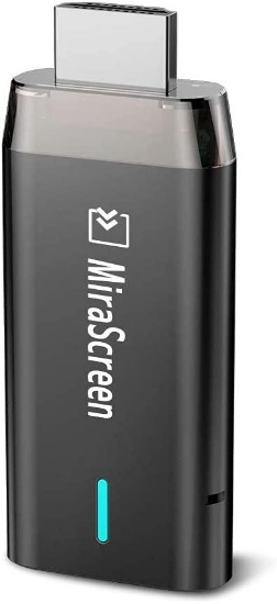 Mirascreen D8 Wifi 2.4G/5G Display Tv Dongle 1080P Miracast Airplay, Black (2 Pack) $37.5