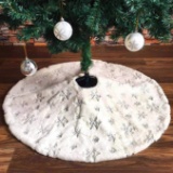 Christmas Tree Blanket with Snowflakes 47.2 cm ???????Silver - $27.99