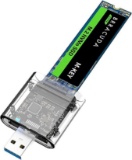M.2 NVME SSD Enclosure Adapter USB 3.1 Gen 2 (10Gbps) and more - $28.99