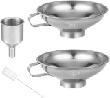 HAUSPROFI Set of 3 funnel set, jam funnel, filling funnel, preserving funnel - $15.99