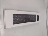 thin keyboard and mouse rechargeable black, $67.9