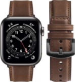 Fullmosa Compatible Apple Watch leather strap (X0010RTMM7) and more - $22