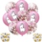 DIWULI 10 Pieces Rabbit and Confetti Balloons and more - $23.98
