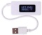ARCELI White Tail Digital Display USB Ammeter Voltmeter Charging Capacity Test Table Detector- $7.79