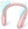 Mateprox Portable Neck Fan, USB Rechargeable, Pink (X001JBU6EH) - $35