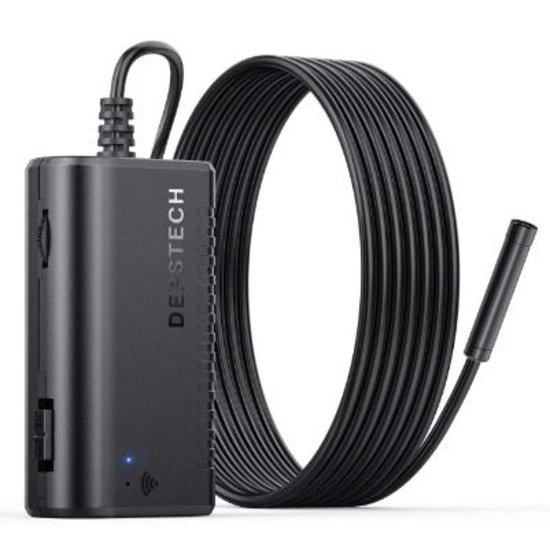 Depstech Wireless Endoscope, WiFi Borescope Inspection 2.0 Megapixel for Android and iOS - $51.6