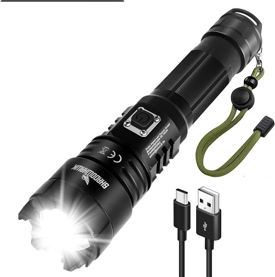 Shadowhawk Torches LED Super Bright, Rechargeable LED Torch $32.84