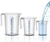 BigDean Measuring Cup Set - 3 Sizes: 500 ml, 1 L, 2 L (4042366718676) - $16.95