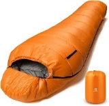 Bessport Sleeping Bag Winter Mummy Sleeping Bag, Orange - $52.99