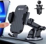andobil Car Mobile Phone Holder, Ventilation and Suction Cup Holder, 3-in-1 Phone Holder $31.99