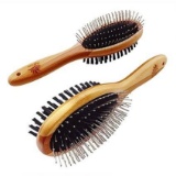 Double Sided Dog Brush - for Long or Short Haired Dogs and Cats Natural Bamboo - $16.99