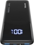 SAFUEL Power Bank LED Display Portable Charger - $24.99