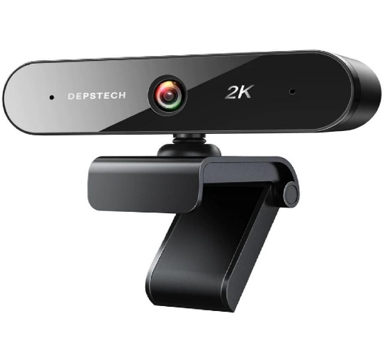 Depstech 2k QHD Webcam with Microphone - $38.99
