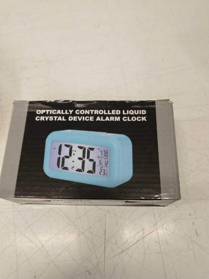 Optically Controlled Liquid Crystal Device Alarm Clock - $19.99
