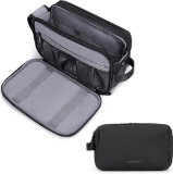 Bagsmart Toiletry Bag for Men, Travel, Cosmetic Bag 5 L Large Storage Space, Black $18 MSRP