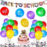 FORMIZON School Decoration, First Day of School, ABC, Colourful Confetti Balloons - $19.00 MSRP