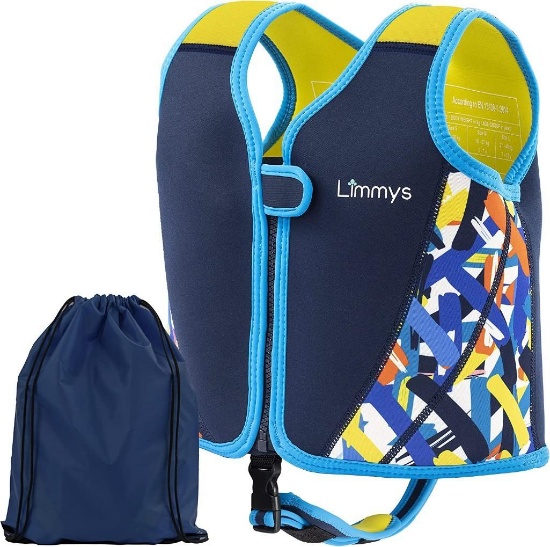 Limmy's premium neoprene life jacket - ideal swimming aid extra cord train pocket (large) $32 MSRP